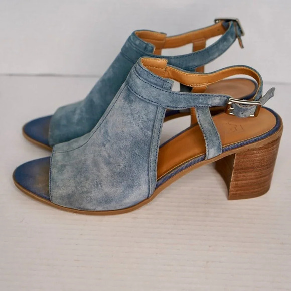 FRANCO SARTO Harlet T Strap Ankle Strap 3" Block Heel Sandal Bootie 10‎ M NICE!! - Picture 3 of 7